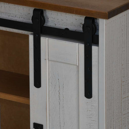 Armario colgante HALDEN con puerta corredera, blanco, 49x22,5x70 cm