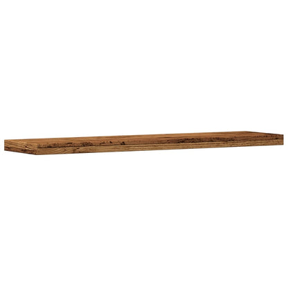 Étagères murales 4 pcs vieux bois 40x10x1,5cm bois d'ingénierie
