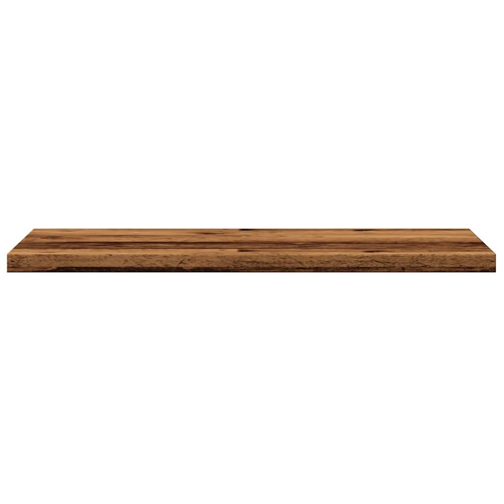 Panneaux de bibliothèque 4 pcs vieux bois 40x30x1,5 cm