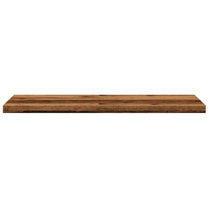 Panneaux de bibliothèque 4 pcs vieux bois 40x30x1,5 cm