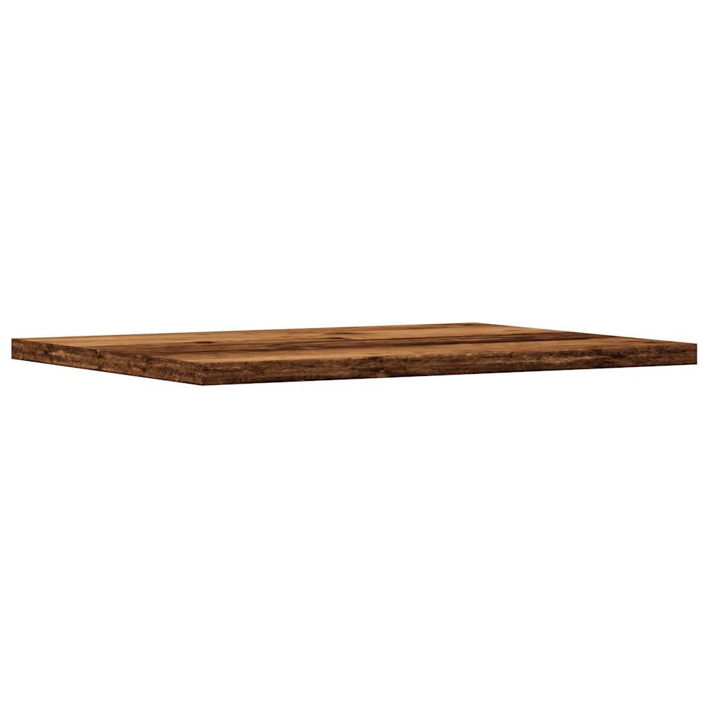 Panneaux de bibliothèque 4 pcs vieux bois 40x30x1,5 cm