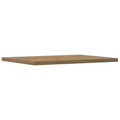 Panneau de bibliothèque 4 pcs chêne artisanal 40x30x1,5 cm