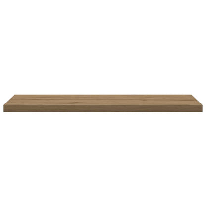 Panneau de bibliothèque 4 pcs chêne artisanal 40x30x1,5 cm