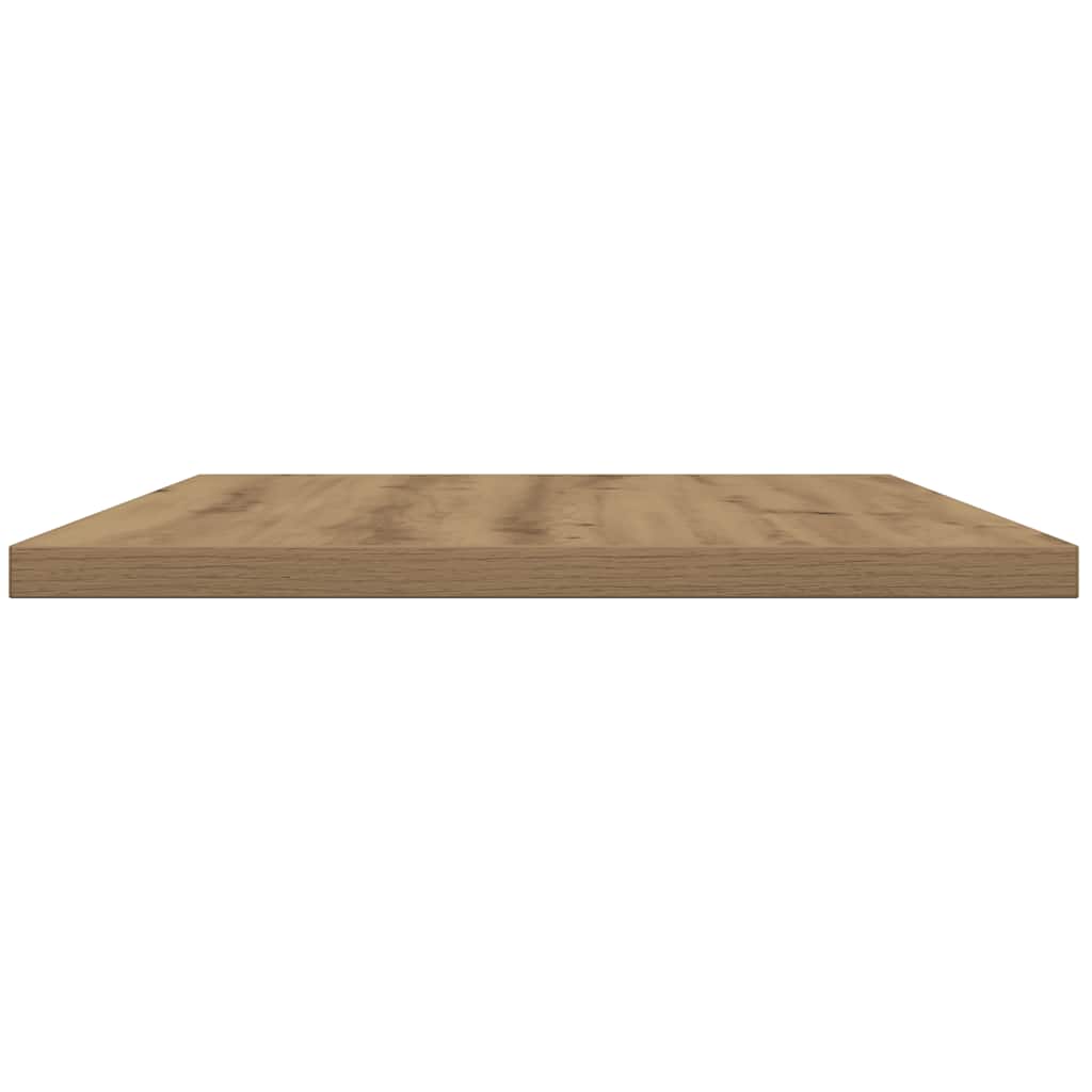 Panneau de bibliothèque 4 pcs chêne artisanal 40x30x1,5 cm