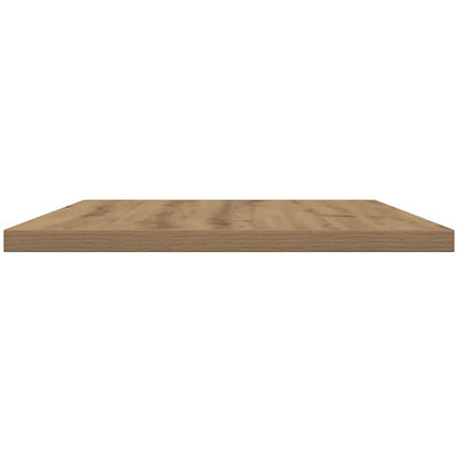 Panneau de bibliothèque 4 pcs chêne artisanal 40x30x1,5 cm
