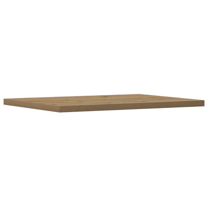 Panneau de bibliothèque 4 pcs chêne artisanal 40x30x1,5 cm