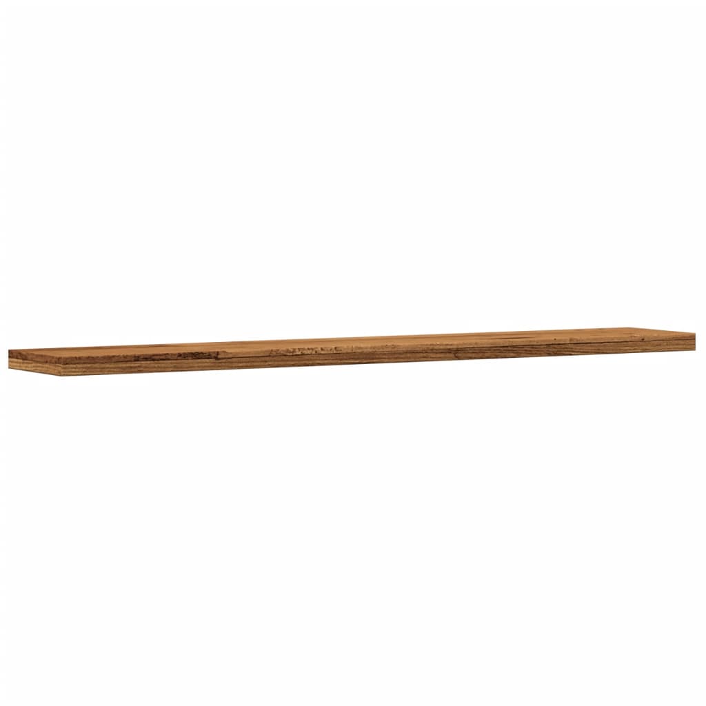 Panneaux de bibliothèque 4 pcs vieux bois bois d'ingénierie