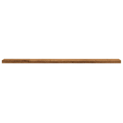 Panneaux de bibliothèque 4 pcs vieux bois bois d'ingénierie