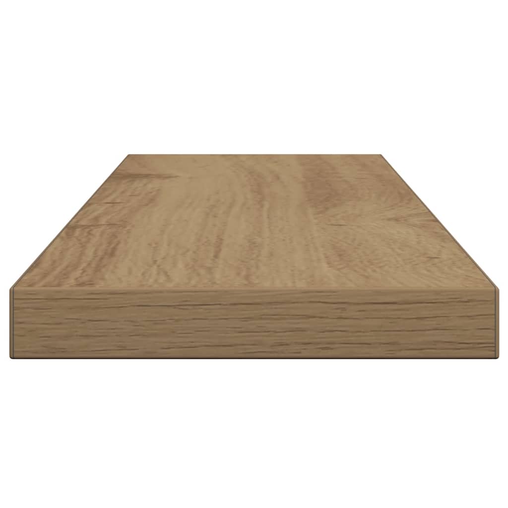 Panneau de bibliothèque 4 pcs chêne artisanal 60x10x1,5 cm