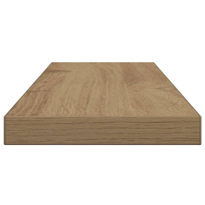 Panneau de bibliothèque 4 pcs chêne artisanal 60x10x1,5 cm