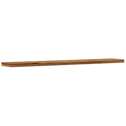 Étagères murales 4 pcs vieux bois 60x20x1,5cm bois d'ingénierie