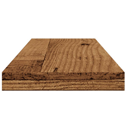 Étagères murales 4 pcs vieux bois 60x20x1,5cm bois d'ingénierie