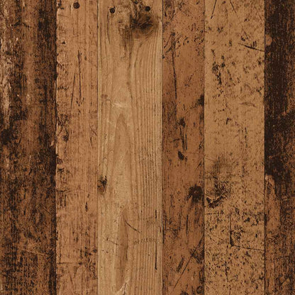Table d'appoint vieux bois 50x26x50 cm bois d'ingénierie
