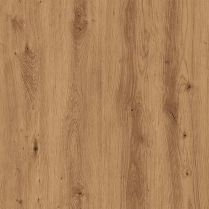 Table d'appoint chêne artisanal 50x26x50 cm bois d'ingénierie