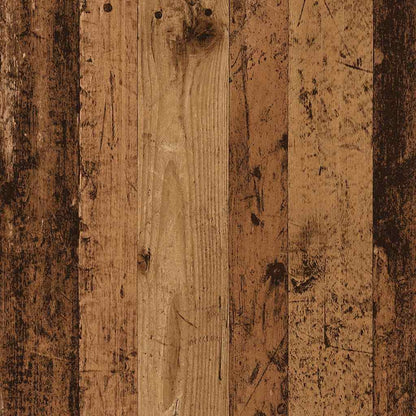 Table d'appoint vieux bois 59x36x38 cm bois d'ingénierie