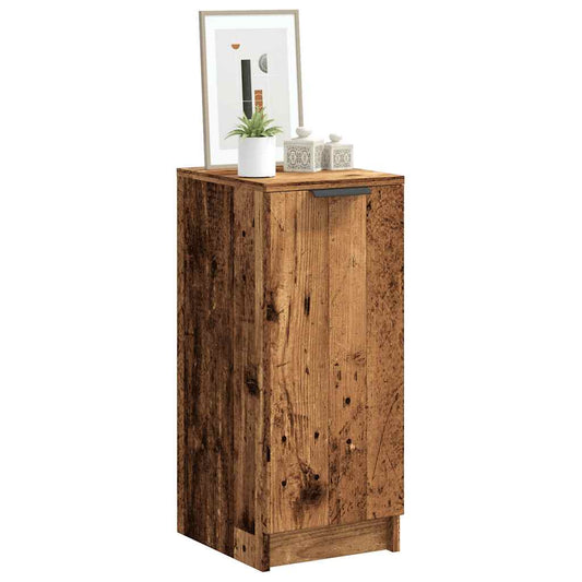 Armoire à chaussures vieux bois 29,5x35x70 cm bois ingénierie