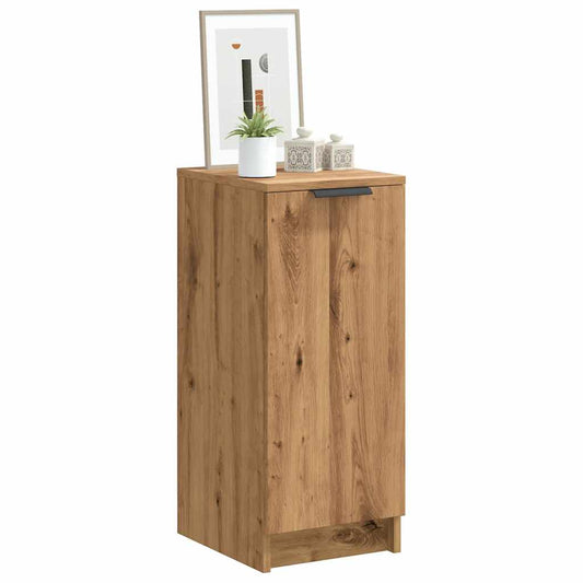 Armoire à chaussures chêne artisanal bois d'ingénierie