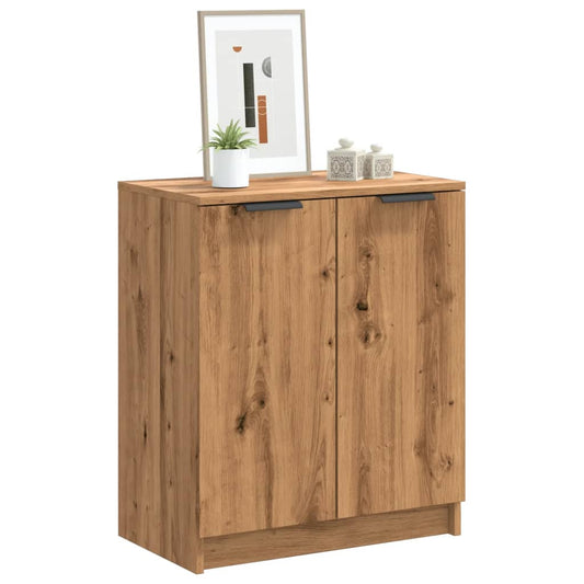 Armoire à chaussures chêne artisanal bois d'ingénierie