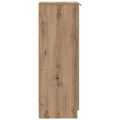 Armoire à chaussures chêne artisanal bois d'ingénierie