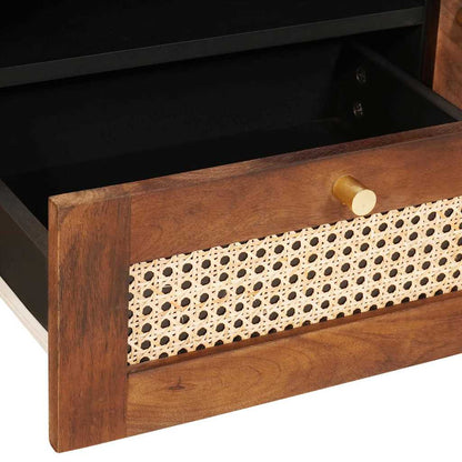 Meubles et étagères de rangement pour médias avec tiroir Marron