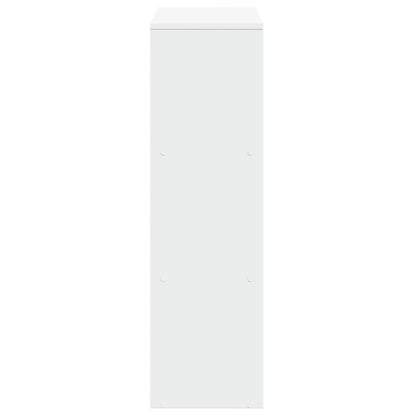 Étagère séparatrice de pièce à 3 niveaux blanc 99x29x99 cm