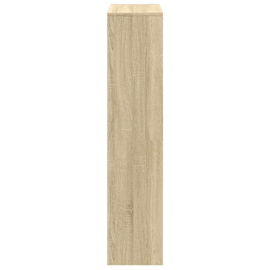 Étagère séparatrice de pièce 4 niveaux chêne sonoma