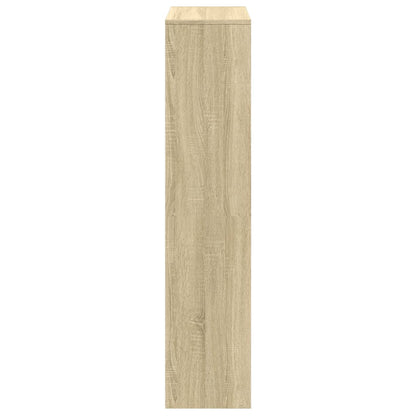 Étagère séparatrice de pièce 4 niveaux chêne sonoma
