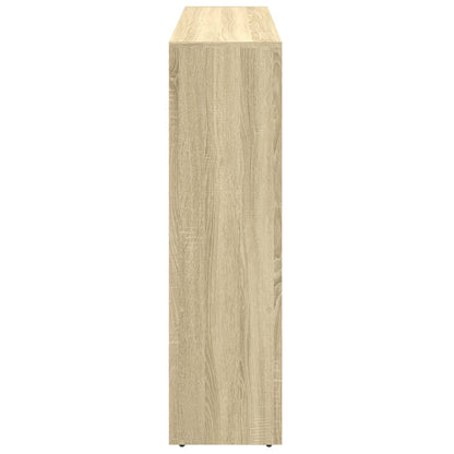Étagère séparatrice de pièce 3 niveaux chêne sonoma
