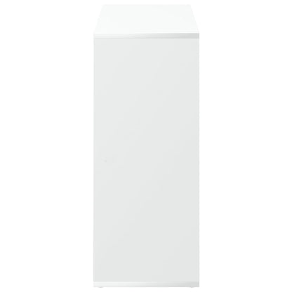 Étagère séparatrice de pièce blanc 69,5x29x69,5 cm
