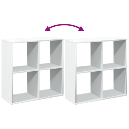 Étagère séparatrice de pièce blanc 69,5x29x69,5 cm