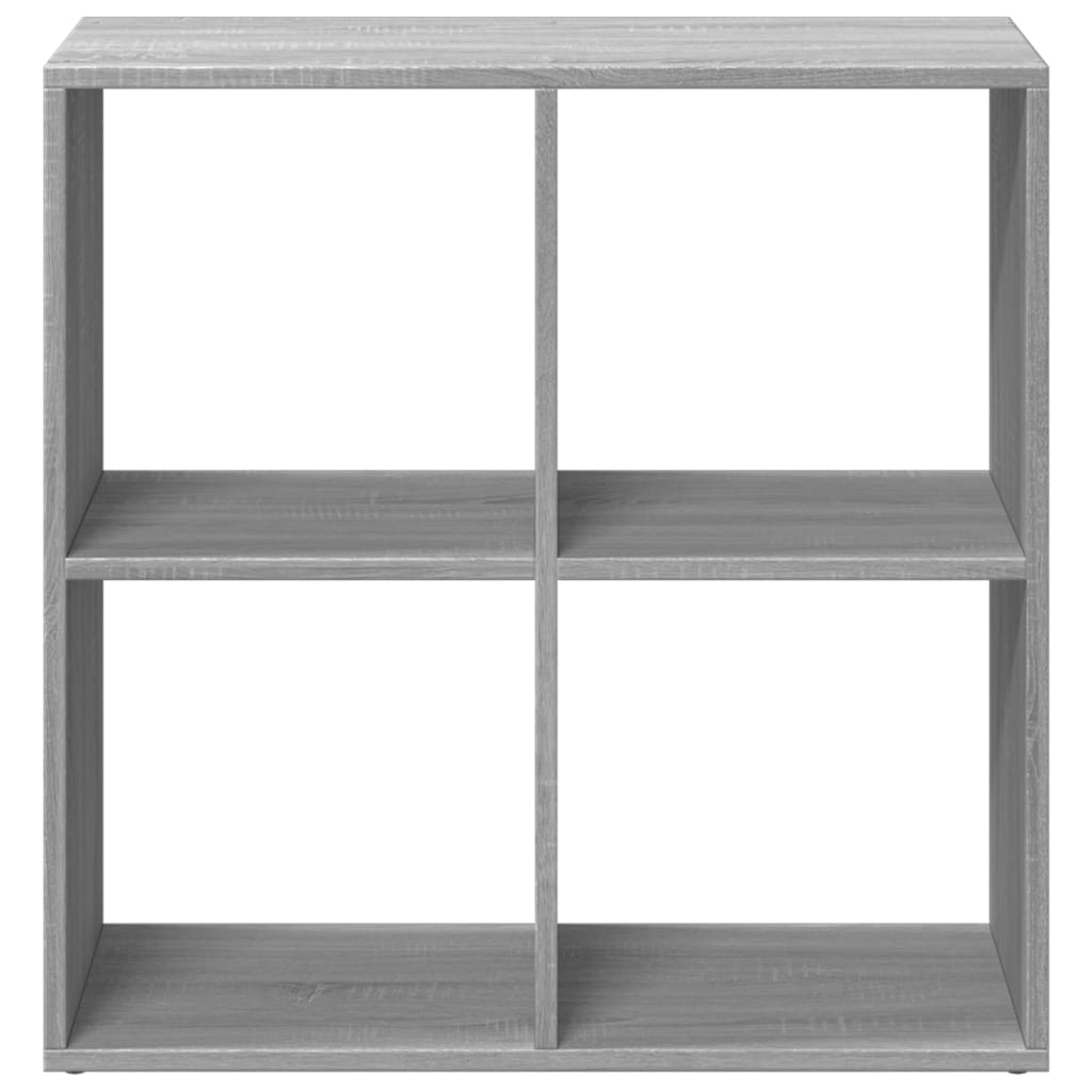 Étagère séparatrice de pièce sonoma gris 69,5x29x69,5 cm