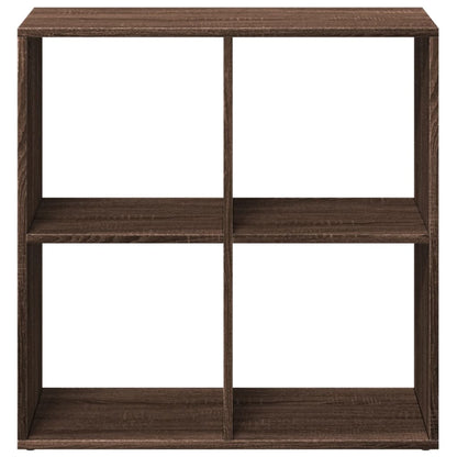 Étagère séparatrice de pièce chêne marron 69,5x29x69,5 cm