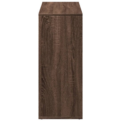 Étagère séparatrice de pièce chêne marron 69,5x29x69,5 cm