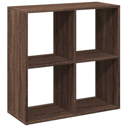 Étagère séparatrice de pièce chêne marron 69,5x29x69,5 cm