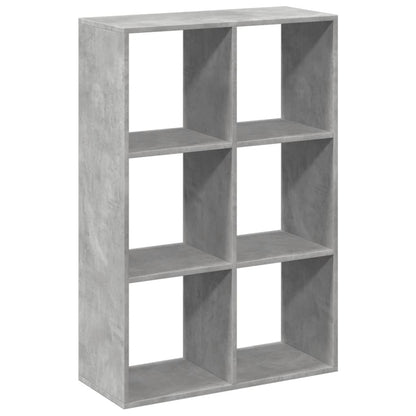 Étagère séparatrice de pièce gris béton 69,5x29x103,5 cm