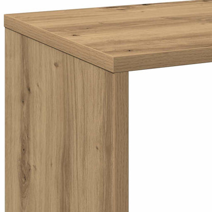 Étagère séparatrice de pièce chêne artisanal 69,5x29x103,5 cm