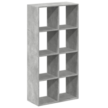Étagère séparatrice de pièce gris béton 69,5x29x137,5 cm