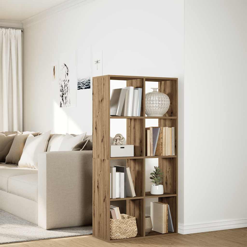 Étagère séparatrice de pièce chêne artisanal 69,5x29x137,5 cm
