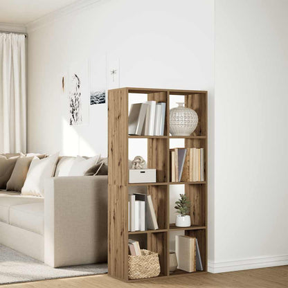 Étagère séparatrice de pièce chêne artisanal 69,5x29x137,5 cm