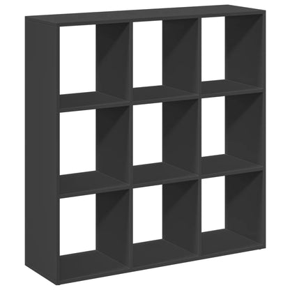 Étagère séparatrice de pièce noir 102x29x103,5 cm