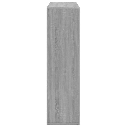 Étagère séparatrice de pièce sonoma gris 102x29x103,5 cm