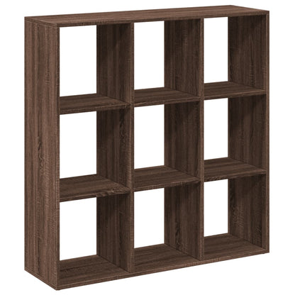 Étagère séparatrice de pièce chêne marron 102x29x103,5 cm