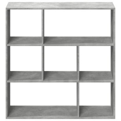 Étagère séparatrice de pièce gris béton 102x29x103,5 cm