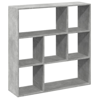 Étagère séparatrice de pièce gris béton 102x29x103,5 cm