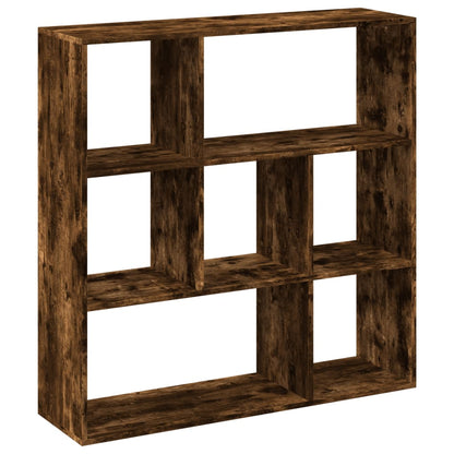 Étagère séparatrice de pièce chêne fumé 102x29x103,5 cm