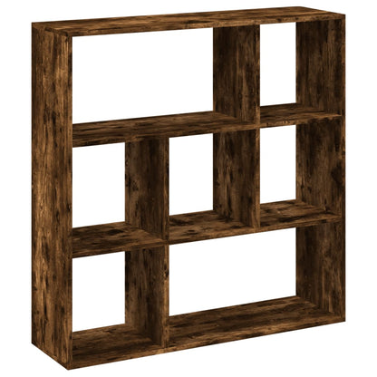 Étagère séparatrice de pièce chêne fumé 102x29x103,5 cm