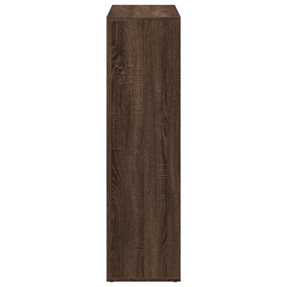 Étagère séparatrice de pièce chêne marron 102x29x103,5 cm