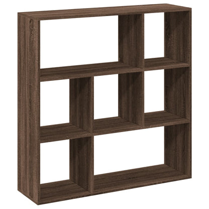 Étagère séparatrice de pièce chêne marron 102x29x103,5 cm