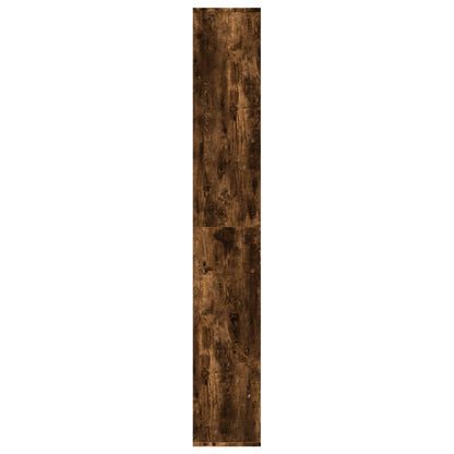 Étagère séparatrice de pièce chêne fumé 67x25x161,5 cm