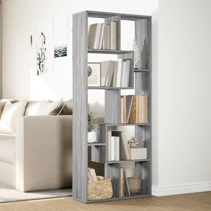 Étagère séparatrice de pièce sonoma gris 67x25x161,5 cm